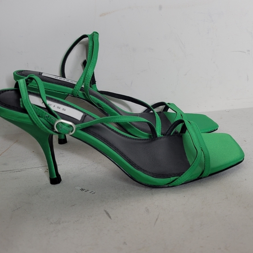 REISS BALI MID HEEL STRAPPY SANDALS SZ 6 - Picture 6 of 8